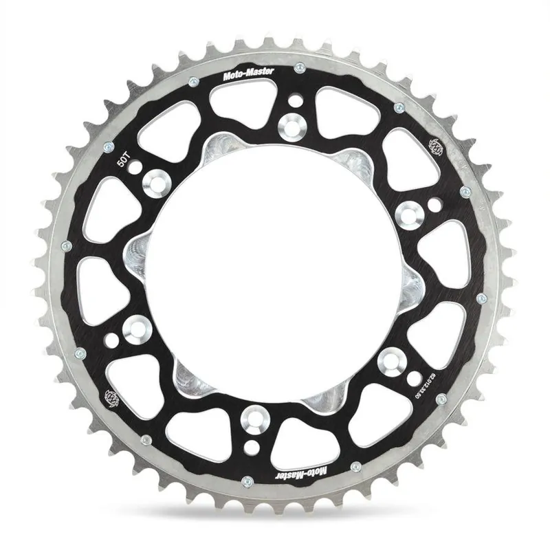 MOTO-MASTER PROMOCJA ZĘBATKA TYLNA DUAL RING (STALOWO-ALUMINIOWA 4549 48 KTM 250/350 FREERIDE ‘14-17, (PATRZ OPIS DODATKOWY) KOLOR CZARNY Zamów dziś