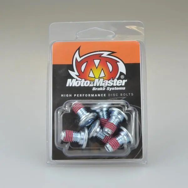 Nowy MOTO-MASTER ŚRUBY DO TARCZY HAMULCOWE TYLNEJ / PRZEDNIEJ M8 x 15 (6 SZTUK) SHERCO / KAWASAKI / SUZUKI (PATRZ OPIS TOWARU)