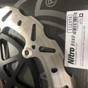 MOTO-MASTER TARCZA HAMULCOWA PŁYWAJĄCA PRZÓD NITRO ROAD (ALUMINIOWY ŚRODEK) KTM 1290/1390 SUPERDUKE, YAMAHA YZF R1 1000 SP (320X64X5) (PATRZ OPIS TOWARU) - tarcze potestowe, przebieg 50km Hit sprzedaży