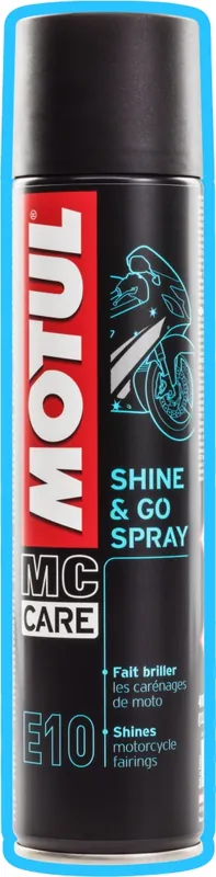 Darmowy zwrot MOTUL E10 SHINE AND GO SPRAY 0,4L (CZYSZCZENIE I OCHRONA LAKIERU)