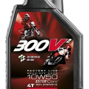 MOTUL OLEJ SILNIKOWY 300V2 4T FL ROAD / OFF ROAD FACTORY LINE RACING 10W50 1L (SYNTETYCZNY) Ograniczona ilość