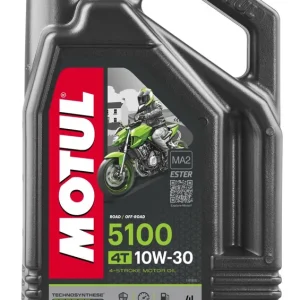 Najlepsza cena MOTUL OLEJ SILNIKOWY 5100 4T ESTER 10W30 4L