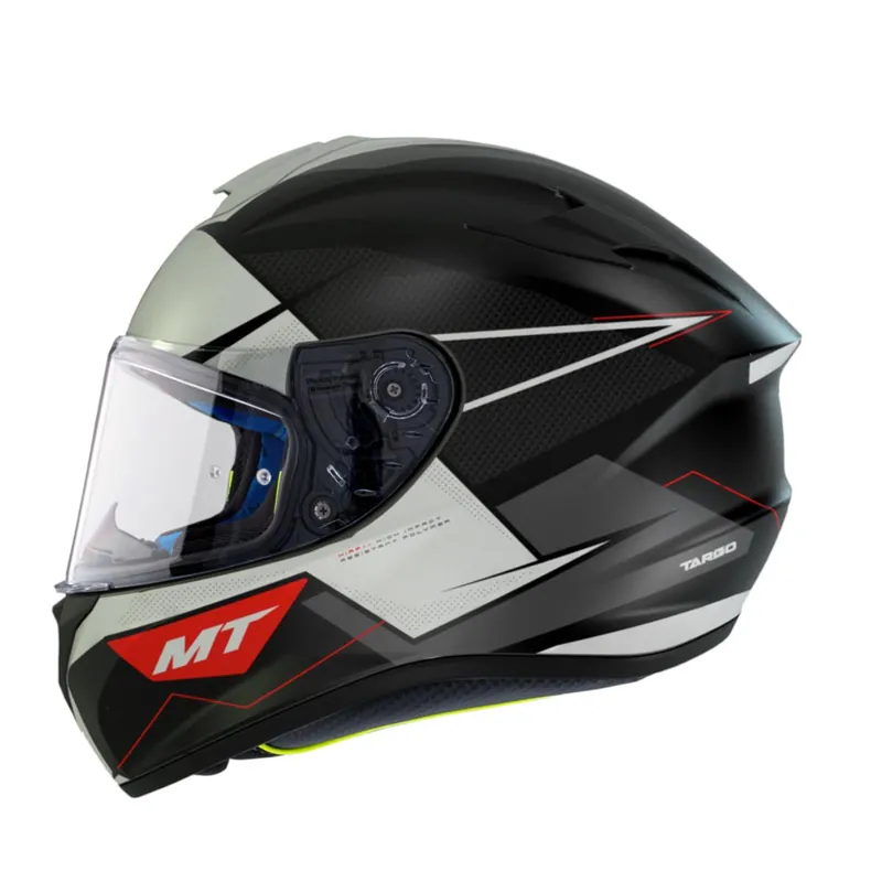 Zniżka MT 2023 KASK INTEGRALNY TARGO PODIUM B0 MATT PEARL WHITE KOLOR CZARNY/BIAŁY MAT ROZMIAR S