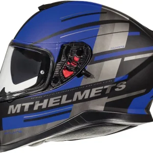 MT KASK INTEGRALNY THUNDER 3 SV PITLANE Z BLENDĄ KOLOR SZARY MAT/CZARNY/NIEBIESKI ROZMIAR M Zamów dziś
